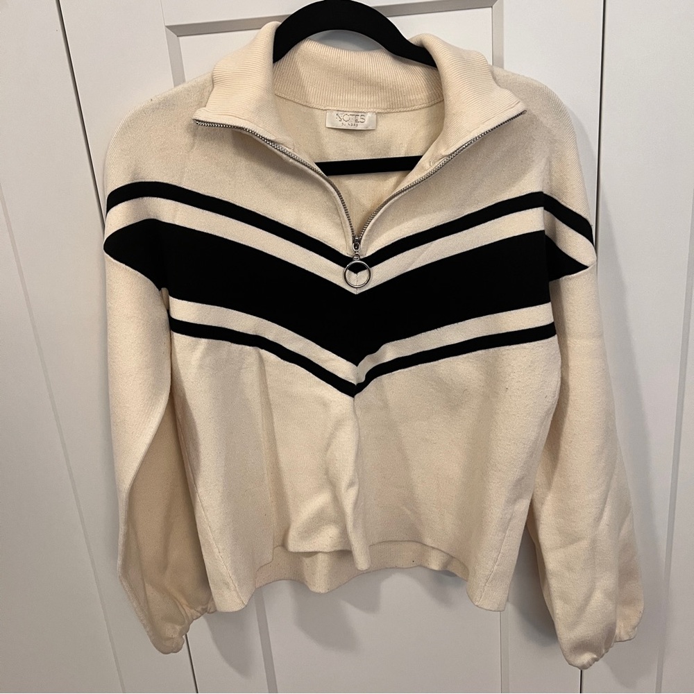 Notes Du Nord half zip sweater